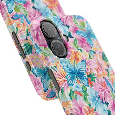Slim Butterflies Flowers Gift for Her Cute Phone Cases for Iphone 16 Pro Max | iPhone 15 Case | iPhone 15 Pro Max Case, Iphone 14, 13, 12, 11, 10, 8, 7