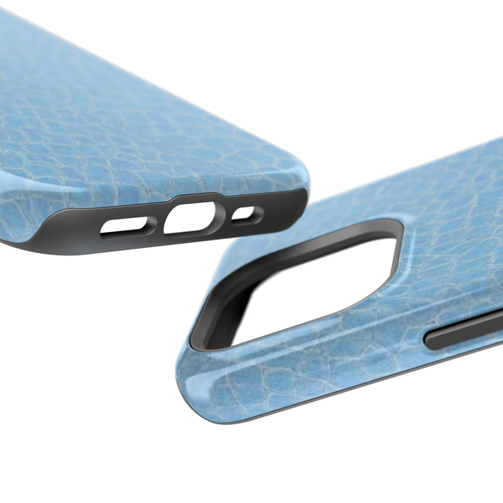Non Leather Blue Color Pattern Magsafe Cute Phone Case for Iphone Gift for Her, | iPhone 15 Case | iPhone 15 Pro Max Case, Iphone 14, Iphone 14 Pro Max, Iphone 13, Iphone 16 - Studio40ParkLane