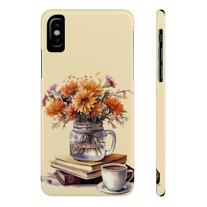 Slim Fall Autumn Leaves Cute Phone Cases for Iphone 16 | iPhone 15 Case | iPhone 15 Pro Max Case, Iphone 14, Iphone 14 Pro Max, Iphone 13, Slim Mom Dad Gift - Studio40ParkLane