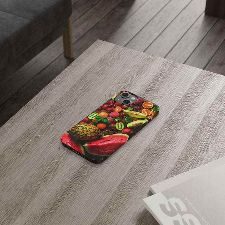 Slim Fall Fruit Collage Phone Cases for Iphone 16 | iPhone 15 Case | iPhone 15 Pro Max Case, Iphone 14, Iphone 14 Pro Max, Iphone 13, Slim Mom Dad Gift - Studio40ParkLane