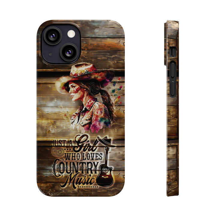 Slim Cute Phone Cases for Iphone - | iPhone 15 Case | iPhone 15 Pro Max Case, Iphone 14 Case, Iphone 14 Pro Max, Iphone 13, Country Music Girl - Studio40ParkLane