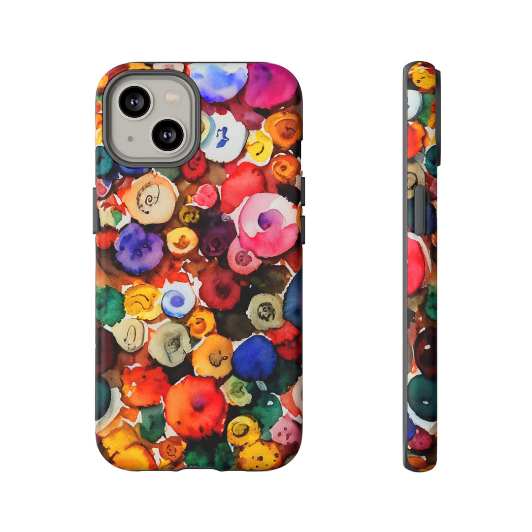Impact Resistant, Fall Colors Buttons, Cute Phone Cases for Samsung S24, S23, S22, S21, IPhone 15 pro Iphone 14 pro Iphone 13 IPhone 12 Iphone 11 - Studio40ParkLane