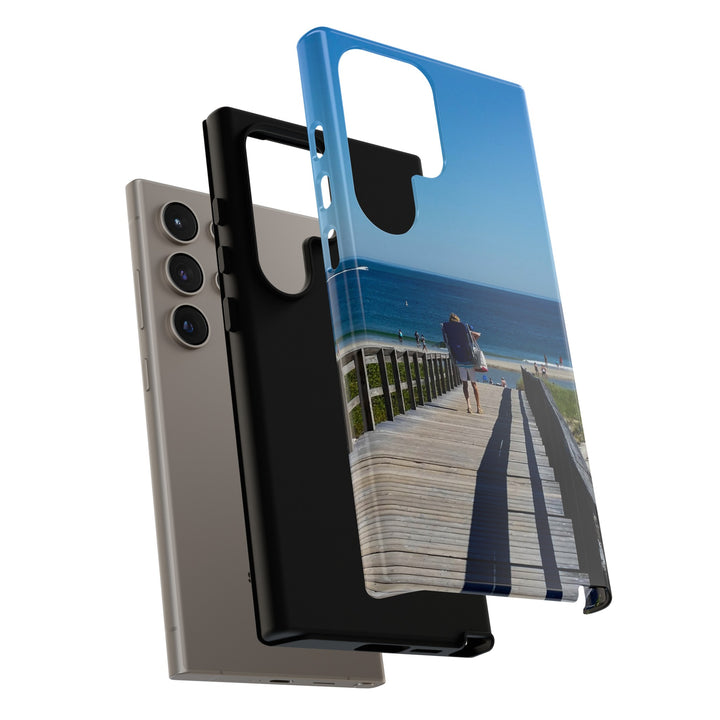 Cute Samsung Case | Cool Iphone Case | Summer Beach Walk, Samsung S24, S23, S22, S21, IPhone 15 Case | Iphone 14 Case, Iphone 13 Case - Studio40ParkLane