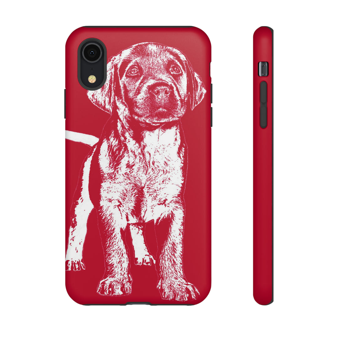 Cute IPhone Case | iPhone 15 Case | iPhone 15 Pro Max Case, Iphone 14 Case, Iphone 14 Pro Max Case IPhone Case for Dog Lovers, Puppy Dog Red - Studio40ParkLane