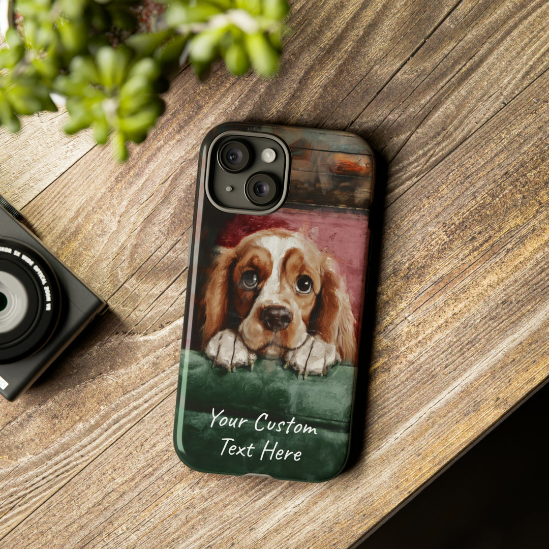 Personalize this Cute IPhone Case | Cocker Spaniel iPhone Case, iPhone 15 Case | iPhone 15 Case, Iphone 14 Case, Iphone 14 Pro Max Case - Studio40ParkLane