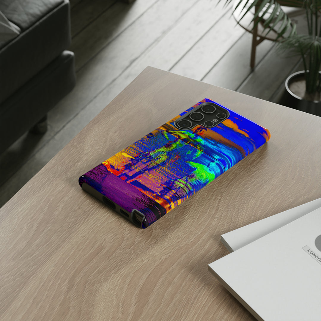 Cute Samsung Phone Case | Aesthetic Samsung Phone Case | Dance Sunset Colorful | Galaxy S23, S22, S21, S20 | Luxury Double Layer | Cool - Studio40ParkLane