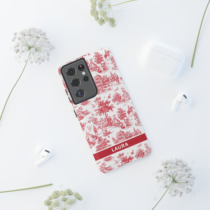Premium Tough Personalized Initial Custom Gift Cute Phone Cases for Samsung Galaxy S24, S23, S22, S21 Plus, Ultra, Iphone 16, 15, 14 Pro Max - Studio40ParkLane