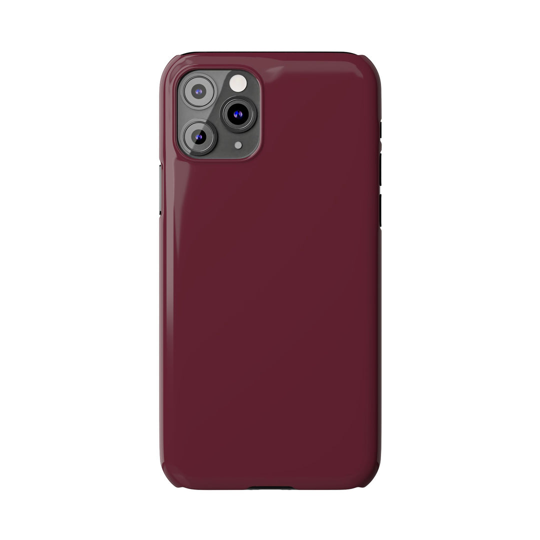 Slim Burgundy Maroon Gift for Her Aesthetic Cute Phone Case for Iphone 16 - | iPhone 15 Pro Max Case | iPhone 14 Case 13 12 11 10 9 8 7 - Studio40ParkLane