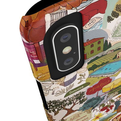 Slim Italy Tuscany Coquette Collage Cute Phone Case for Iphone 17 - | iPhone 16 Pro Max Case | iPhone 15 Case Iphone 14 13 12 11 10 9 8 7 - Studio40ParkLane