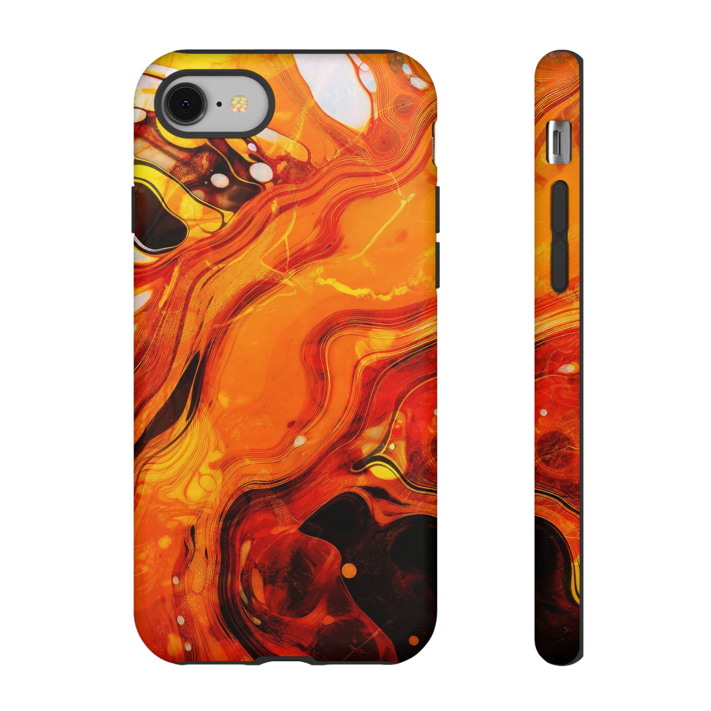 Impact Resistant, Fall Colors Marble, Cute Phone Cases for Samsung S24, S23, S22, S21, IPhone 15 pro Iphone 14 pro Iphone 13 IPhone 12 Iphone 11