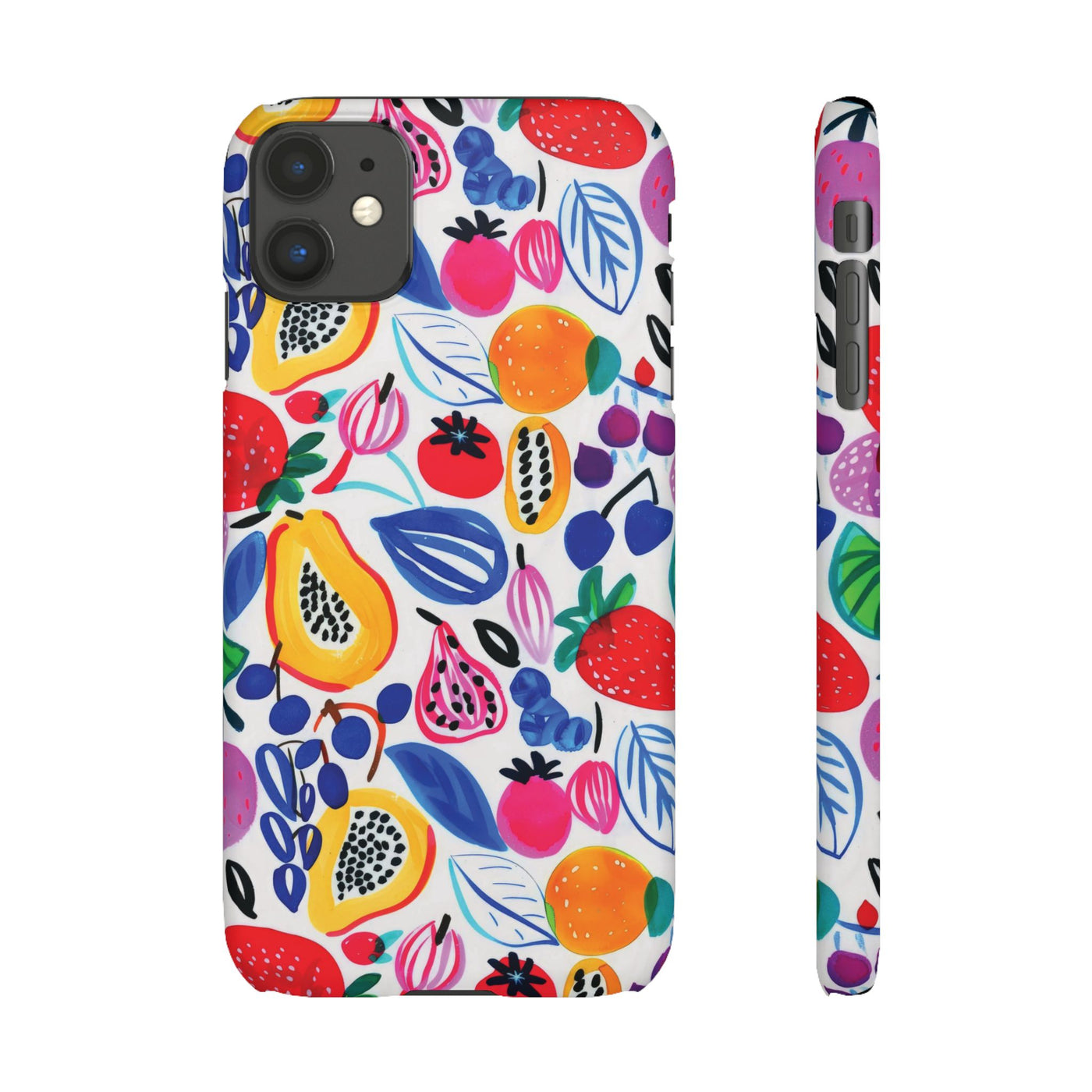 Snap Summer Fruit Gift for Her Cute Phone Cases for Samsung Galaxy S24, S23, S22, S21, S20, Plus, Ultra, Iphone 16, 15, 14, Pro and Max