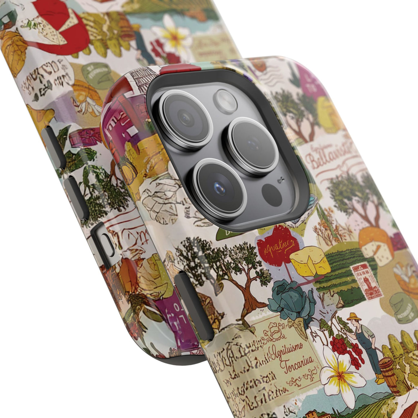 Italy Tuscany Coquette Collage Tough Magsafe Cute Phone Cases for Iphone | iPhone 17 Pro Max Case, Iphone 16, Iphone 15 14 13 12 11 10 9 - Studio40ParkLane