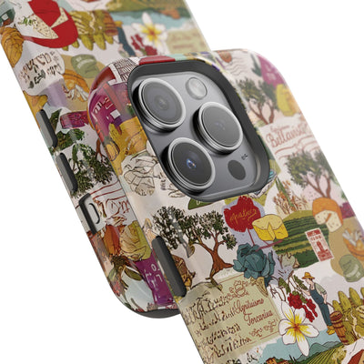 Italy Tuscany Coquette Collage Tough Magsafe Cute Phone Cases for Iphone | iPhone 17 Pro Max Case, Iphone 16, Iphone 15 14 13 12 11 10 9 - Studio40ParkLane