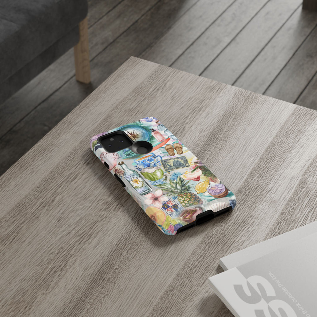 Impact Resistant, Travel Coquette Collage, Cute Phone Cases for Samsung S24, S23, S22, S21, IPhone 15 pro Iphone 14 pro Iphone 13 IPhone 12 Iphone 11 - Studio40ParkLane