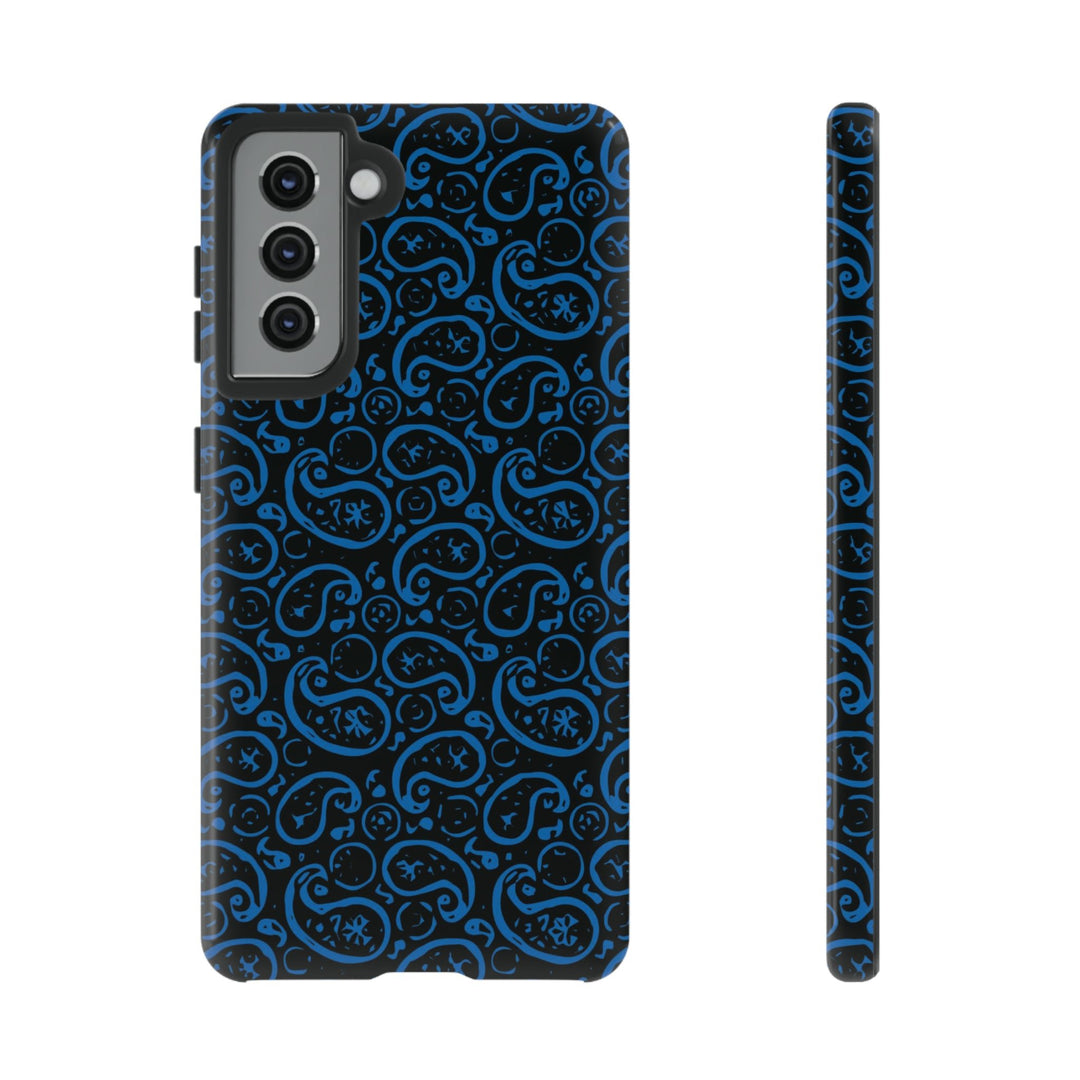 Samsung Galaxy Phone Case | Galaxy S23, S22, S21, S20 | Luxury Case Double Layered | Impact Resistant | Fashionable - Paisley 4 - Studio40ParkLane
