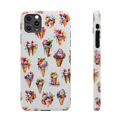 Slim Summer Ice Cream Slim Cute Phone Cases for Iphone  | iPhone 15 Case | iPhone 15 Pro Max Case, Iphone 14, Iphone 14 Pro Max, Iphone 13