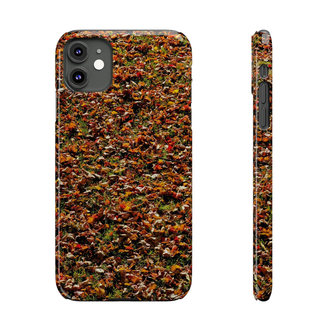 Slim Cute Phone Cases for Iphone - | iPhone 15 Case | iPhone 15 Pro Max Case, Iphone 14 Case, Iphone 14 Pro Max, Iphone 13, New England Fall Leaves - Studio40ParkLane
