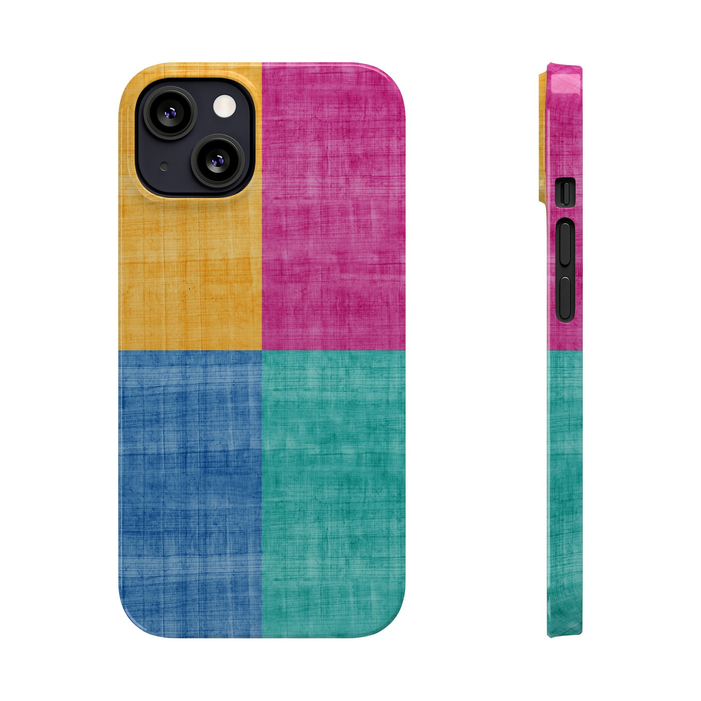 Slim Cute Phone Cases for Iphone  | iPhone 15 Case | iPhone 15 Pro Max Case, Iphone 14, Iphone 14 Pro Max, Iphone 13, Abstract Color Blocks