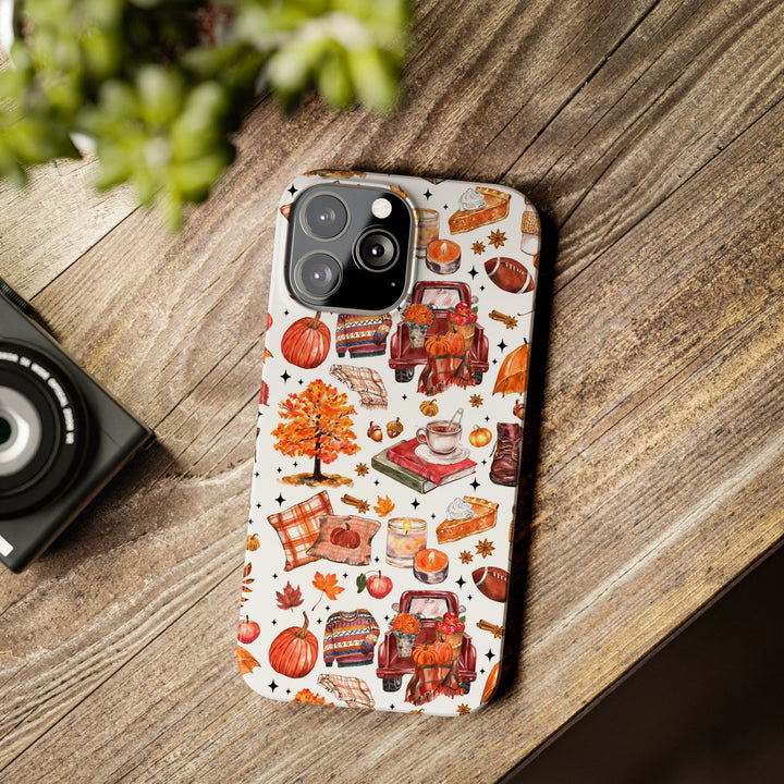 Slim Cute Fall Phone Cases Gift for Her Coquette Collage for Iphone 16 | iPhone 15 Case | iPhone 15 Pro Max Case, Iphone 14 Case, Iphone 13, Slim - Studio40ParkLane