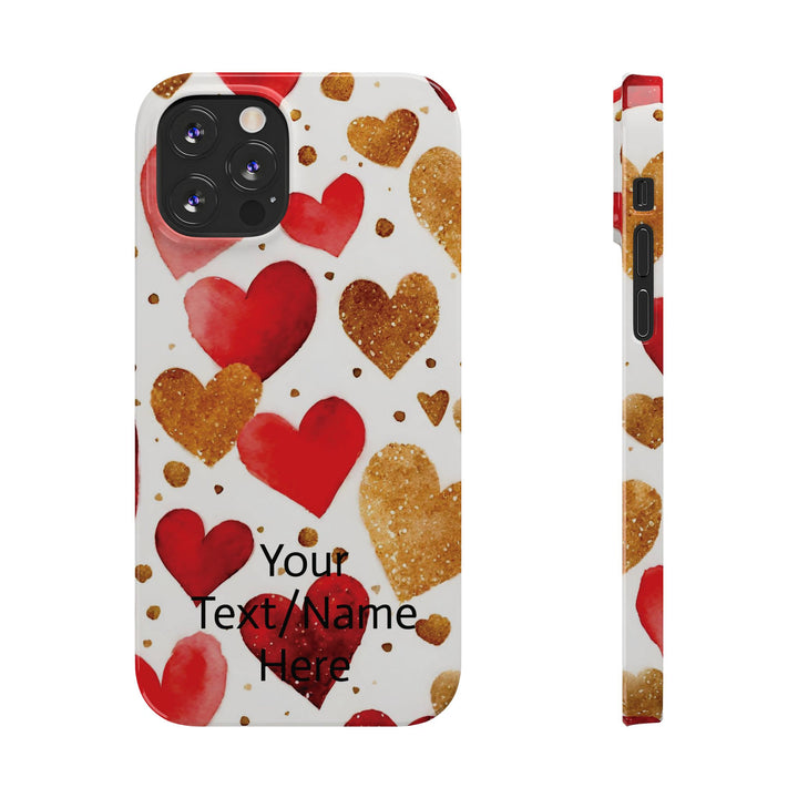 Slim Custom Personalized Valentine Love Gift for Her Cute Phone Cases for Iphone 16 Pro Max | iPhone 15 Case | iPhone 15 Pro Max Case, Iphone 14 - Studio40ParkLane