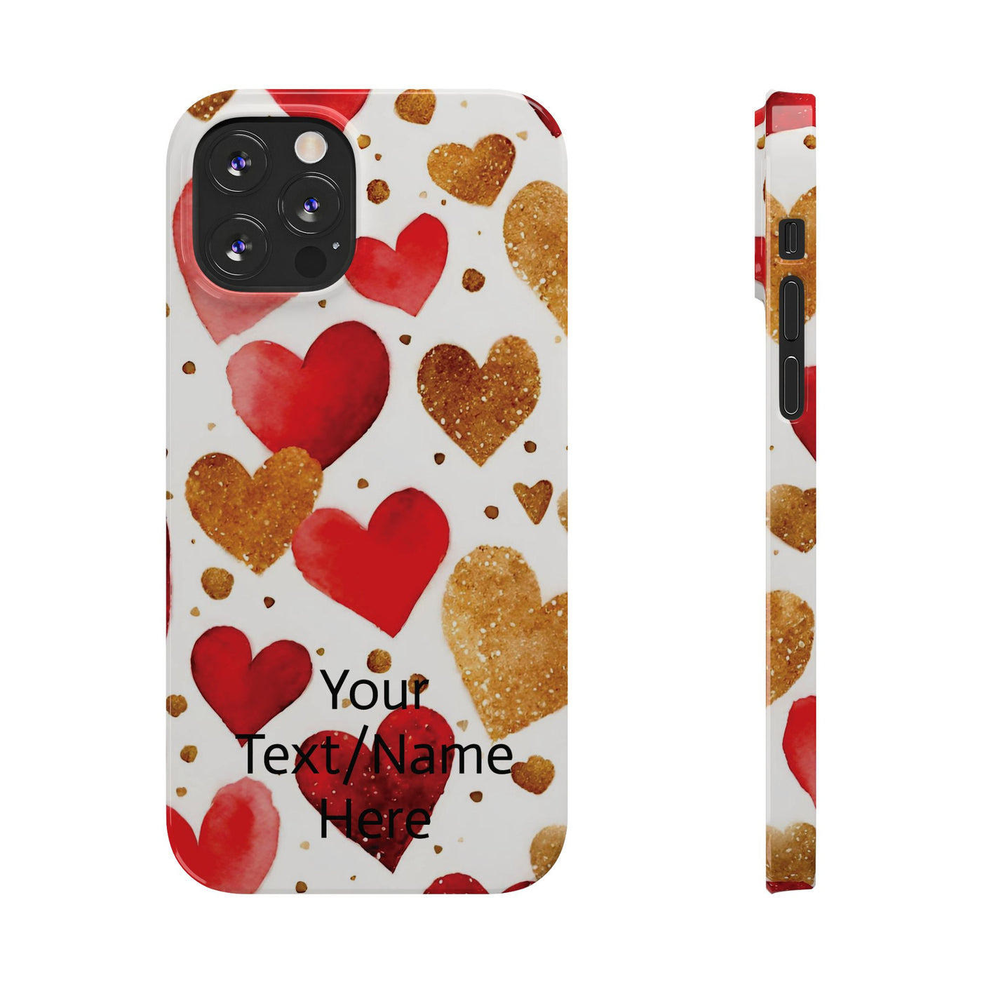 Slim Custom Personalized Valentine Love Gift for Her Cute Phone Cases for Iphone 16 Pro Max | iPhone 15 Case | iPhone 15 Pro Max Case, Iphone 14