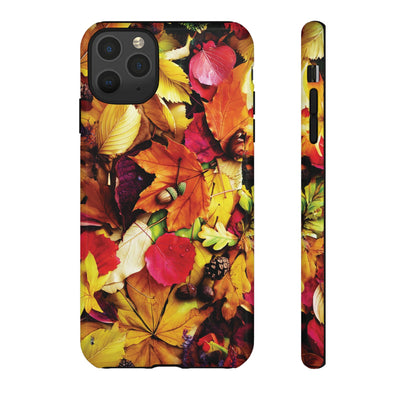 Aesthetic Tough Fall Leaves Foliage Premium Phone Case - For iPhone 17 Pro Max iPhone 16 Pro iPhone 15 Iphone 14 Plus 13 Pro 12 11 10 XR - Studio40ParkLane