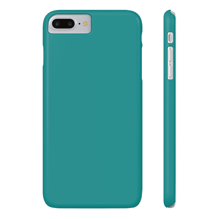 Slim Turquoise Blue Gift for Her Aesthetic Cute Phone Case for Iphone 16 - | iPhone 15 Pro Max Case | iPhone 14 Case 13 12 11 10 9 8 7 - Studio40ParkLane