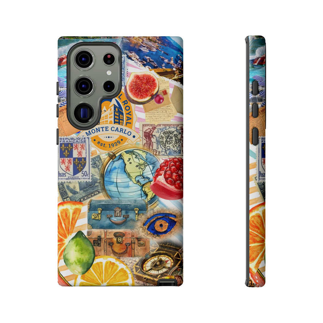 Cute European Summer Collage Phone Case, for IPhone 16 Case | Iphone 15, Iphone 14, IPhone 13 Case, 11 8 7, Samsung Galaxy S24, S23, S22, S21 Extra Protective - Studio40ParkLane