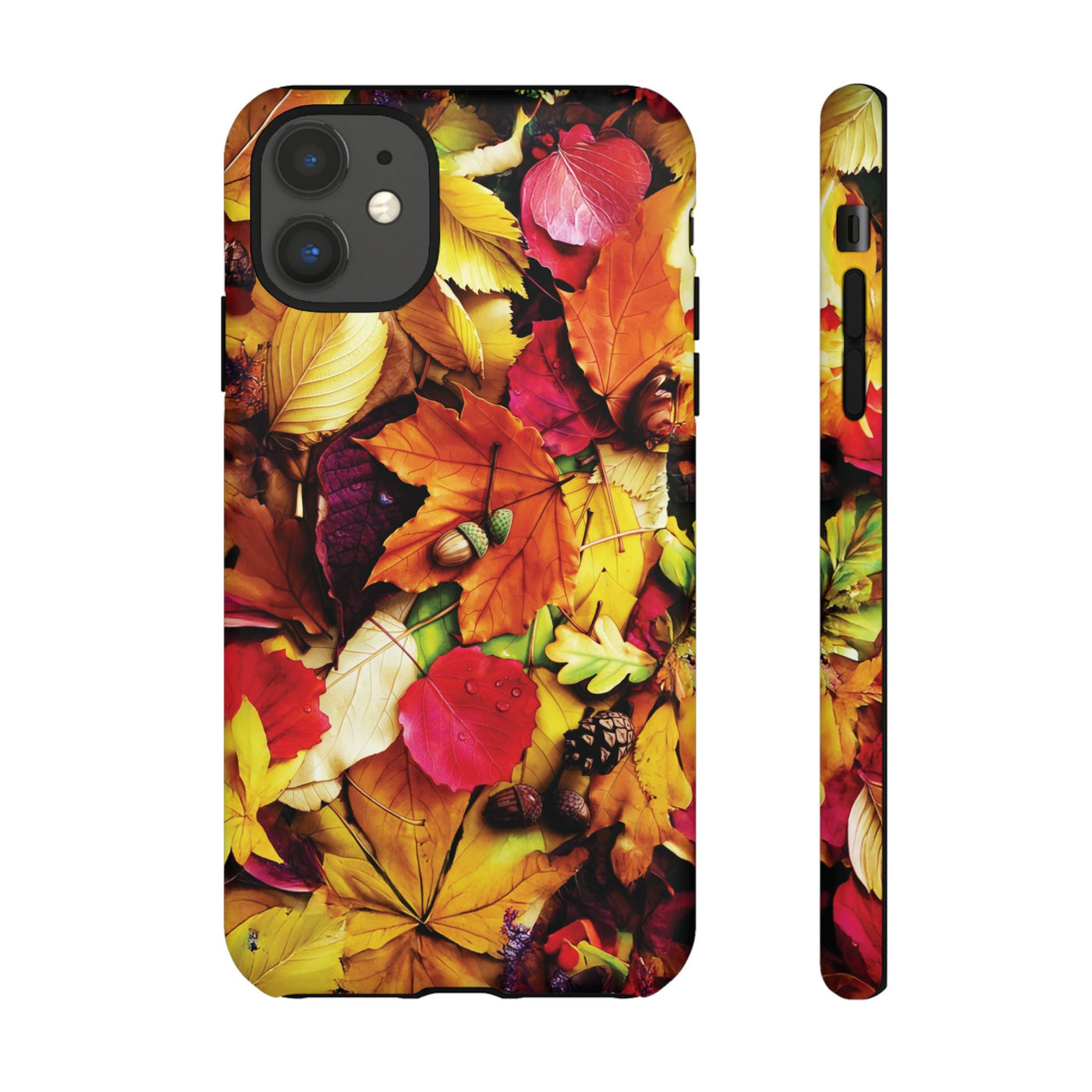 Aesthetic Tough Fall Leaves Foliage Premium Phone Case - For iPhone 17 Pro Max iPhone 16 Pro iPhone 15 Iphone 14 Plus 13 Pro 12 11 10 XR - Studio40ParkLane
