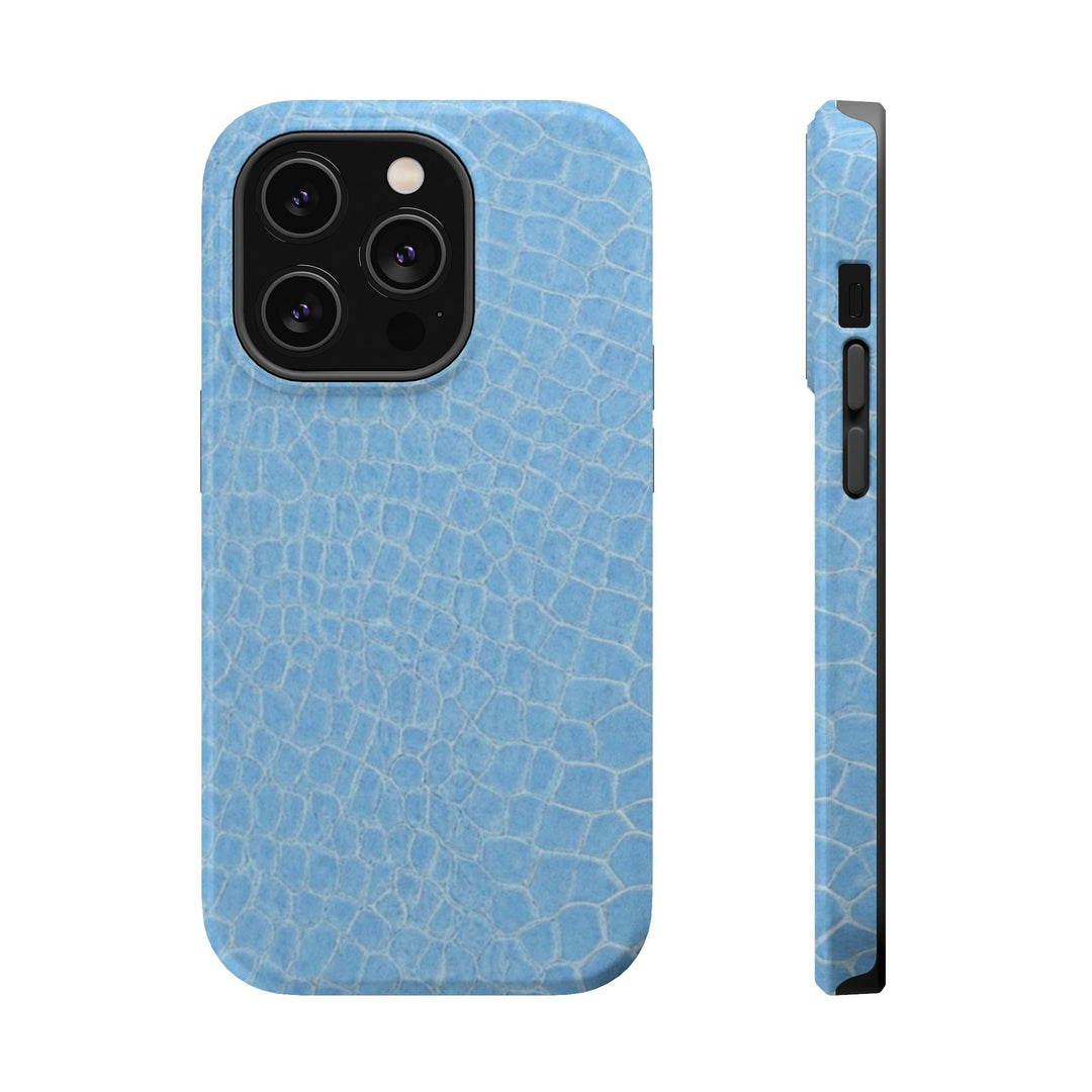 Non Leather Blue Color Pattern Magsafe Cute Phone Case for Iphone Gift for Her, | iPhone 15 Case | iPhone 15 Pro Max Case, Iphone 14, Iphone 14 Pro Max, Iphone 13, Iphone 16 - Studio40ParkLane