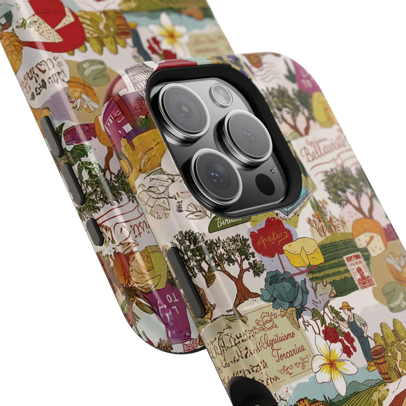 Italy Tuscany Coquette Collage Tough Magsafe Cute Phone Cases for Iphone | iPhone 17 Pro Max Case, Iphone 16, Iphone 15 14 13 12 11 10 9 - Studio40ParkLane