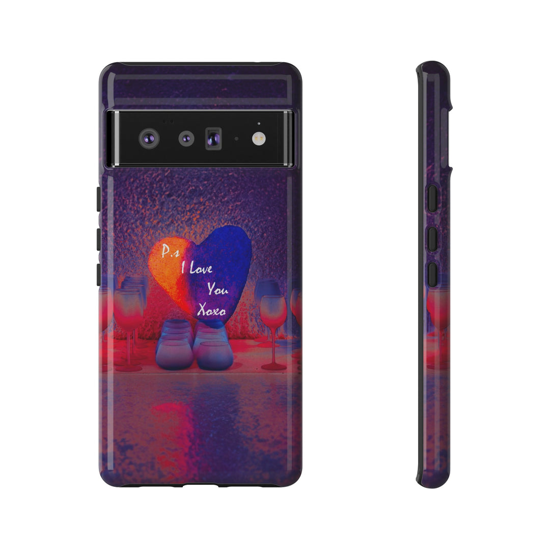 Cute Samsung Case | Cool Iphone Case | PS I love You - Heart, Samsung S24, S23, S22, S21, IPhone 15 Case | Iphone 14 Case, Iphone 13 Case - Studio40ParkLane