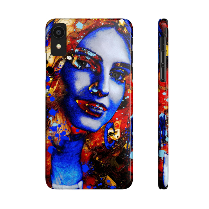 Slim Cute Phone Cases for Iphone - | iPhone 15 Case | iPhone 15 Pro Max Case, Iphone 14 Case, Iphone 14 Pro Max, Iphone 13, Marble Splash Face - Studio40ParkLane