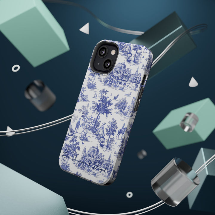 Magsafe French Toile Personalized Initial Custom Gift Cute Phone Cases for Iphone 16 Pro Max | iPhone 15, Pro Max Case, Iphone 14, 13, 12, 11, 10 - Studio40ParkLane