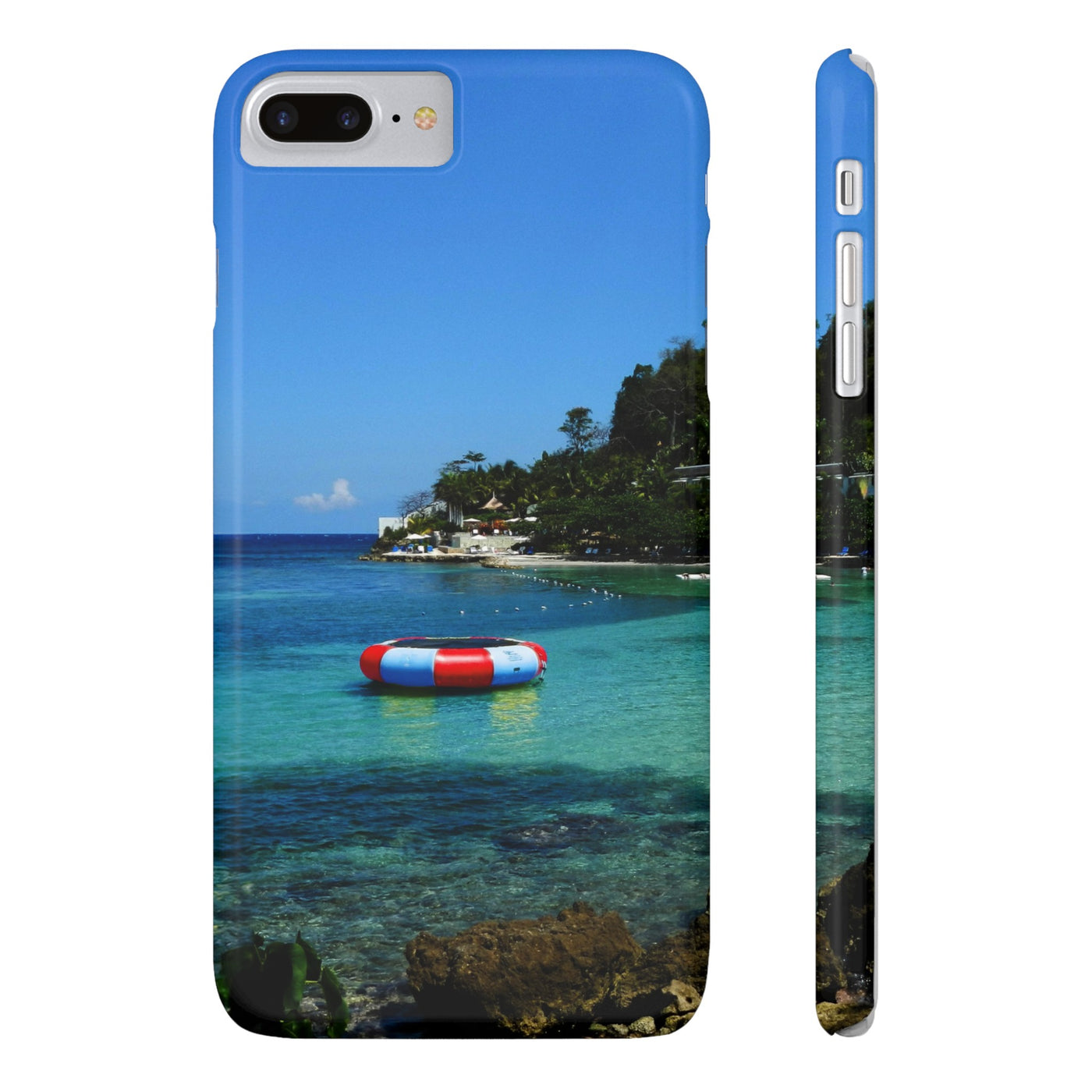 Jamaica Beach Pontoon Slim Cute Phone Cases for Iphone | iPhone 15 Case | iPhone 15 Pro Max Case, Iphone 14, Iphone 14 Pro Max, Iphone 13, 12