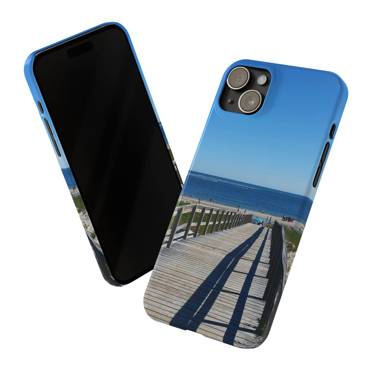Slim Cute Phone Cases for Iphone - | iPhone 15 Case | iPhone 15 Pro Max Case, Iphone 14 Case, Iphone 14 Pro Max, Iphone 13, Summer Beach Walk - Studio40ParkLane