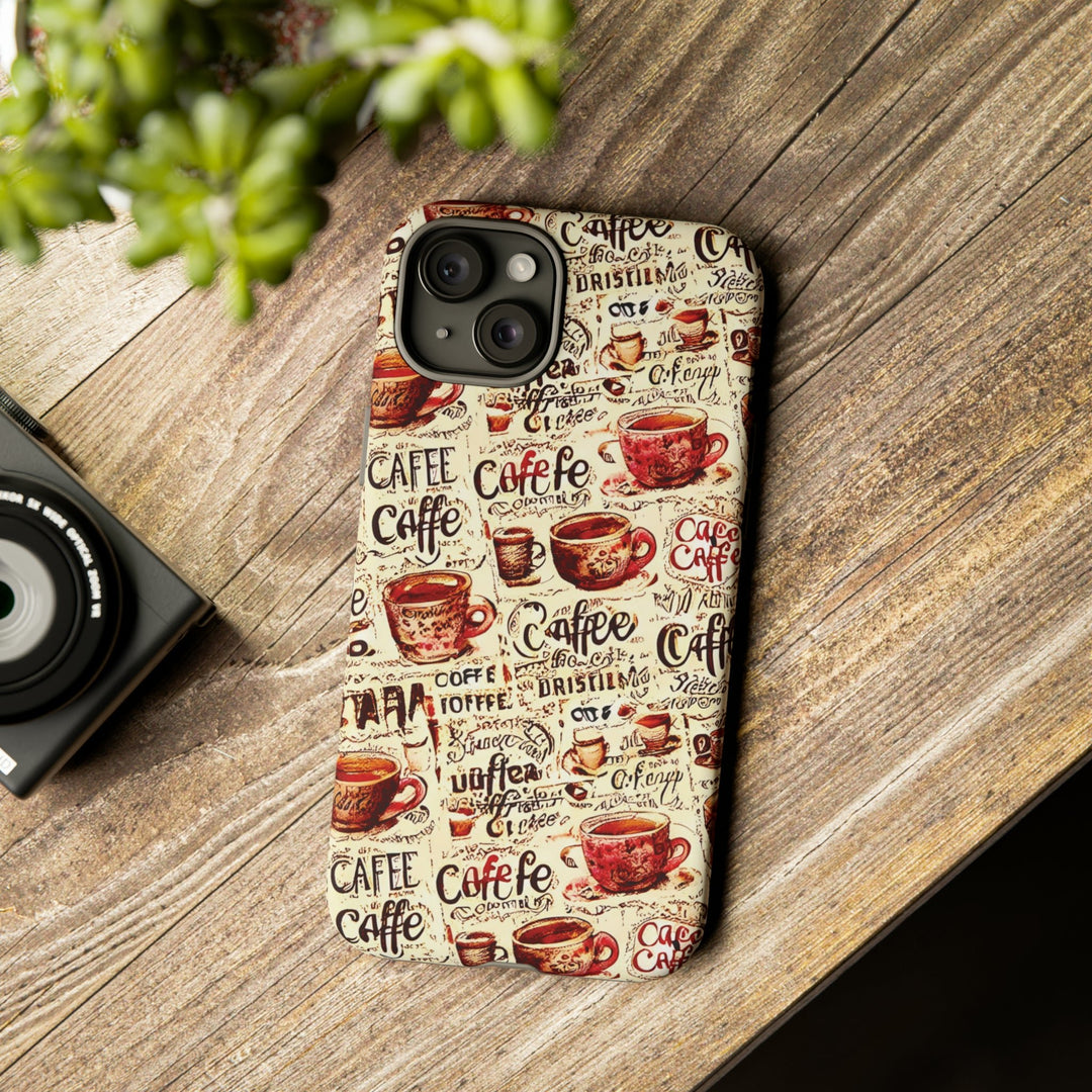 Cute IPhone Case | Paris Coffee Cup, iPhone 15 Case | iPhone 15 Pro Case, Iphone 14 Case, Iphone 14 Pro Max Case, Protective Iphone Case - Studio40ParkLane