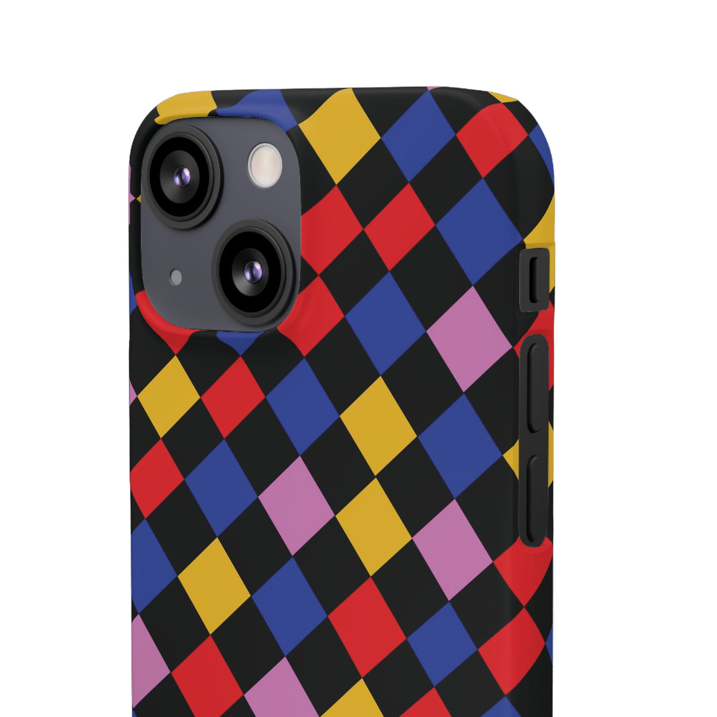 Colorful Checkerboard Cute Phone Case - Sleek Snap - for iPhone 16 15 14 13 12 11 Max Pro Plus Samsung Galaxy S24 S23 S22 S21 S20 Plus Ultra - Studio40ParkLane