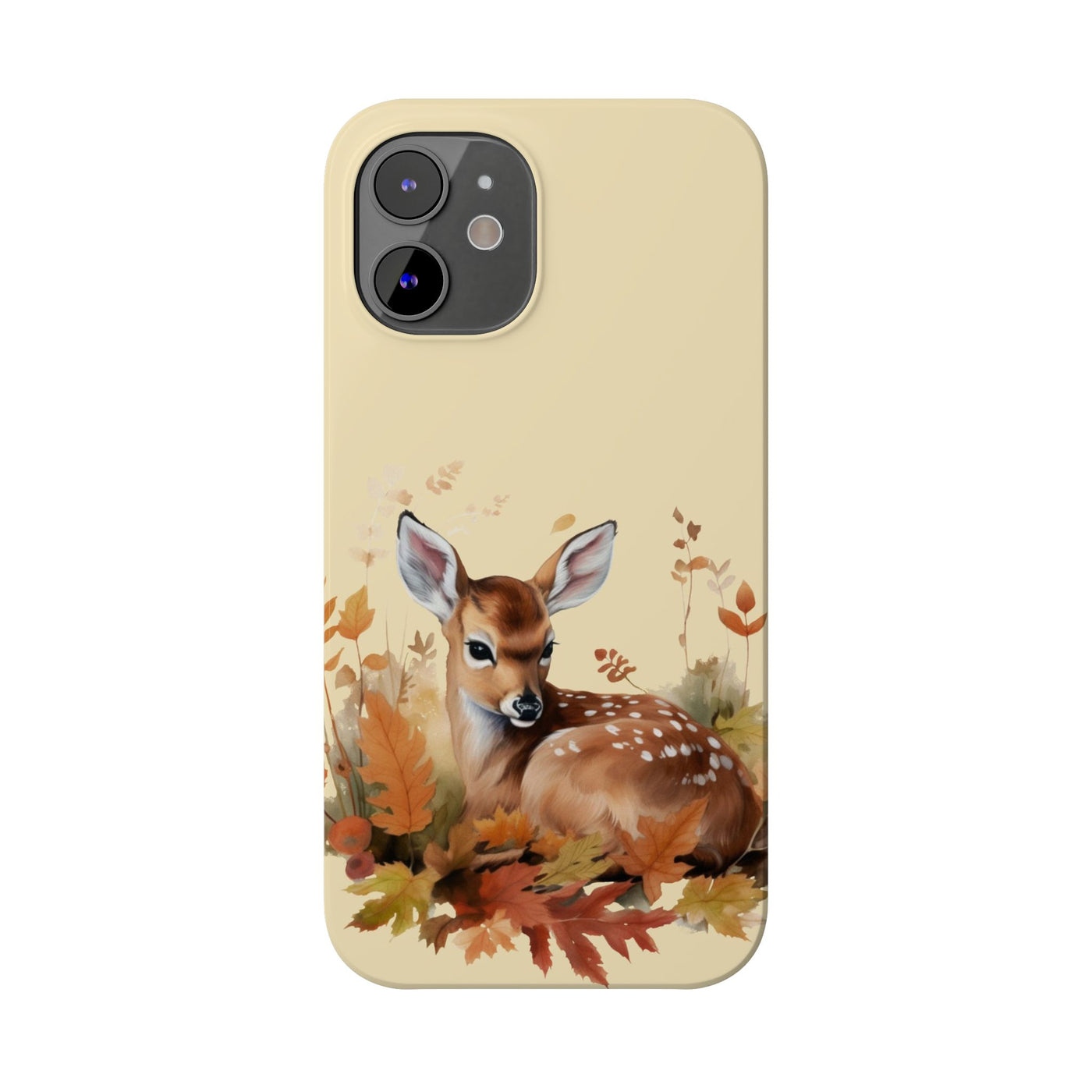 Slim Autumn Fall Deer Gift for Her Cute Phone Cases for Iphone 16 | iPhone 15 Case | iPhone 15 Pro Max Case, Iphone 14, Iphone 14 Pro Max, Iphone 13, Slim