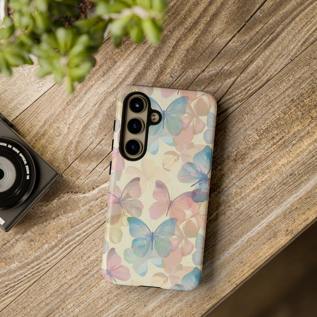Cute Samsung Case | Cool Iphone Case | Summer Pastel Butterflies, Samsung S24, S23, S22, S21, IPhone 15 Case | Iphone 14 Case, Iphone 13 Case - Studio40ParkLane