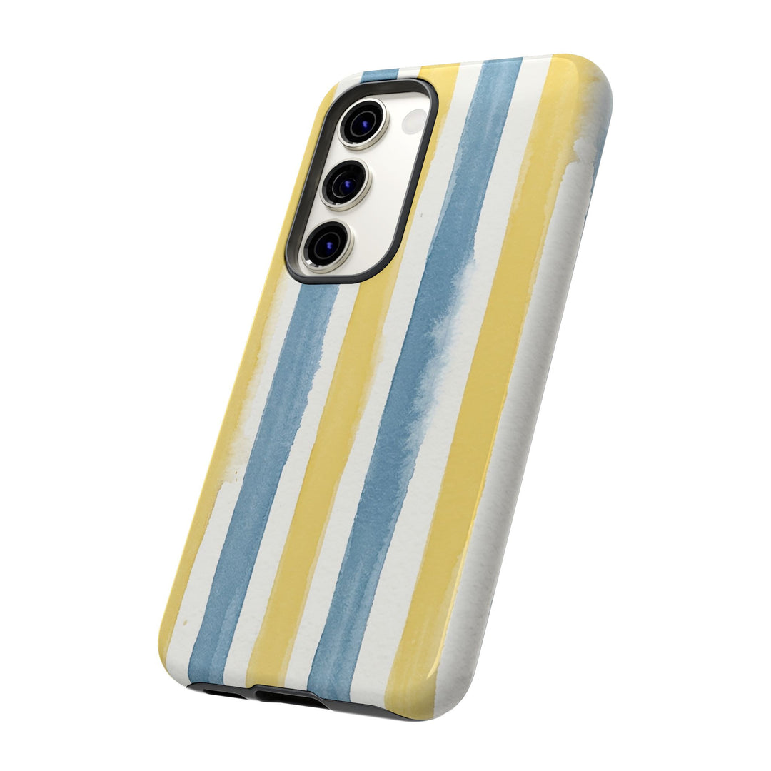 Tough Cute Yellow Stripes Phone Case, for IPhone 17 Pro Max | Iphone 17 Air, Iphone 16, IPhone 15, 14 13 12, Samsung Galaxy S26, S25, S24, S23 - Studio40ParkLane