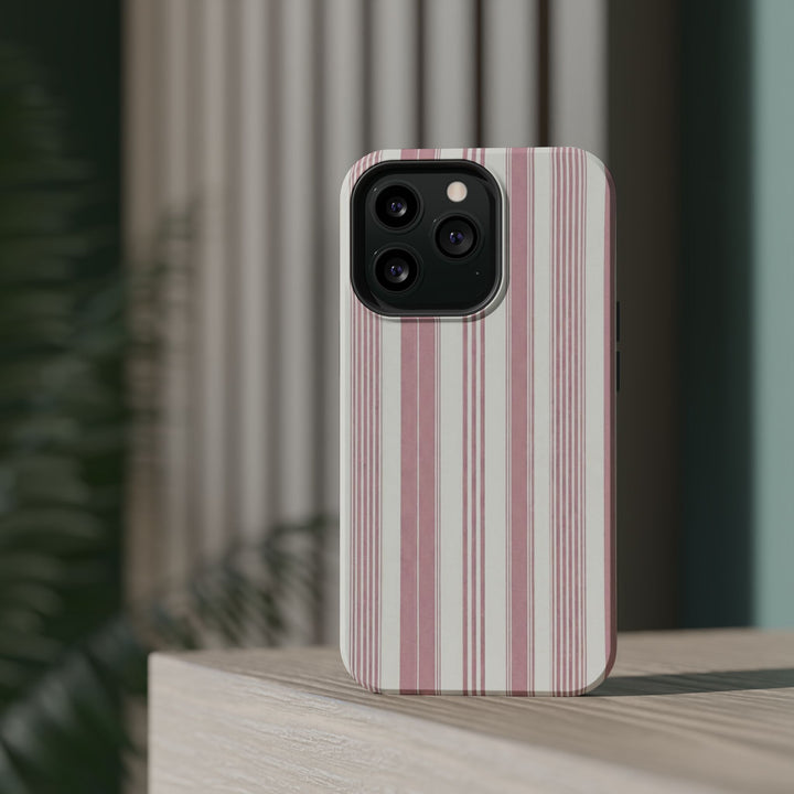 MagSafe Cute Phone Case, Coastal Striped Phone Case for iPhone 17 16 15 14 13 12 Pro Max, Samsung S26 S25 S24 Ultra case - Studio40ParkLane