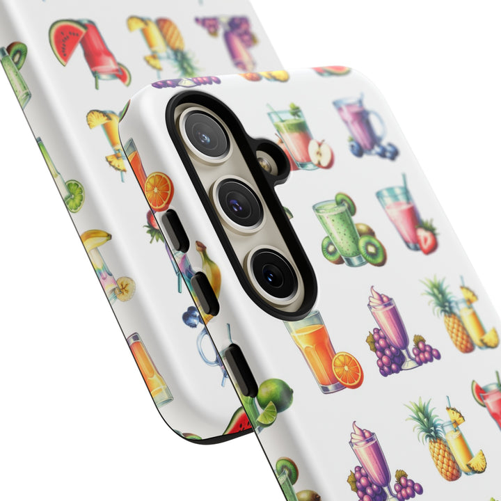 Cute Samsung Case | Cool Iphone Case | Tropical Summer Fruit Cocktail, Samsung S24, S23, S22, S21, IPhone 15 Case | Iphone 14 Case, Iphone 13 Case - Studio40ParkLane