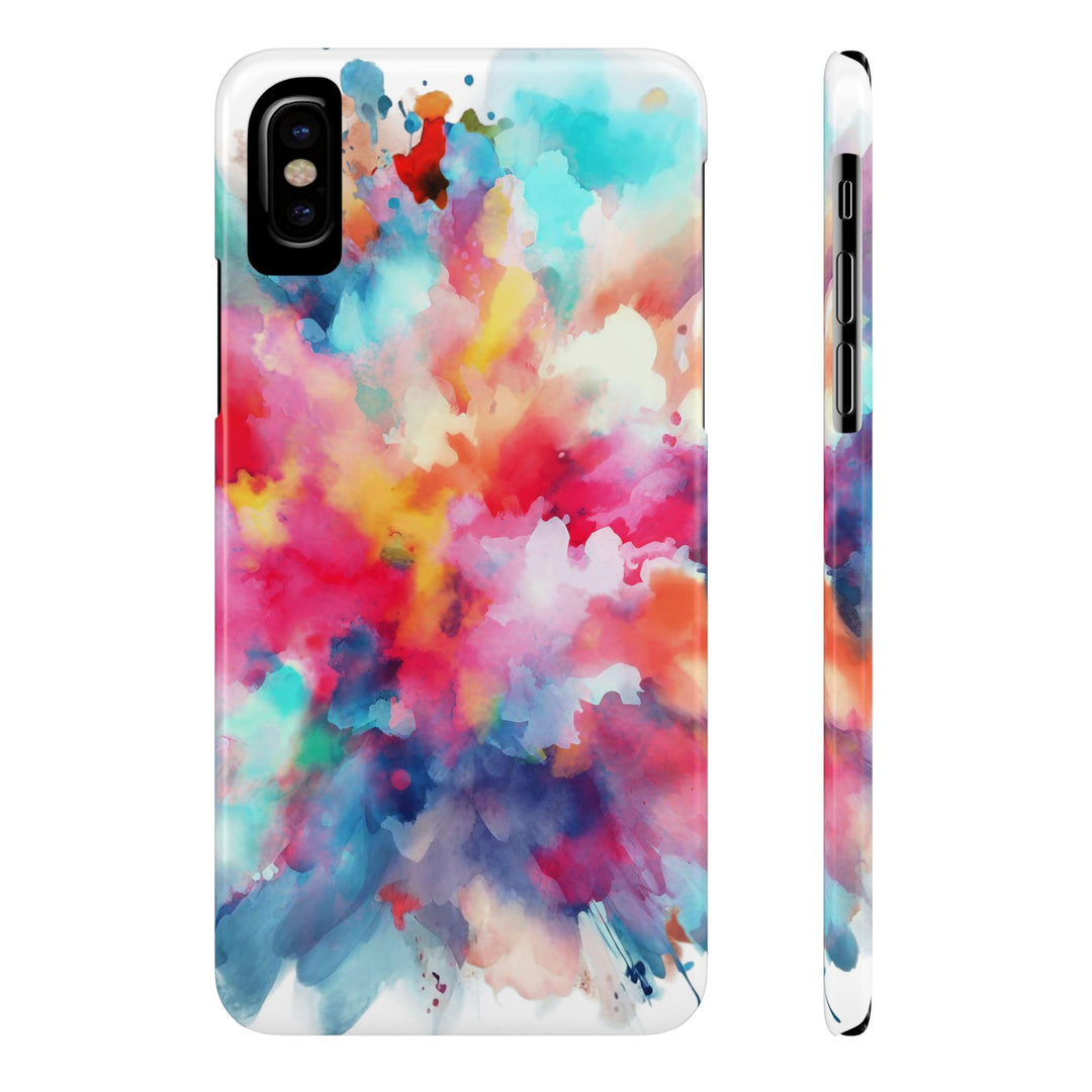 Slim Paint Splash Gift for Her Cute Phone Cases for Iphone 16 Pro Max | iPhone 15 Case | iPhone 15 Pro Max Case, Iphone 14, Iphone 14 Pro Max, Iphone 13 12 11 8 7 - Studio40ParkLane