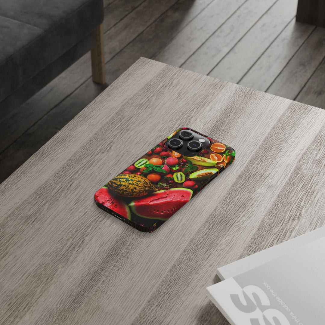 Slim Fall Fruit Collage Phone Cases for Iphone 16 | iPhone 15 Case | iPhone 15 Pro Max Case, Iphone 14, Iphone 14 Pro Max, Iphone 13, Slim Mom Dad Gift - Studio40ParkLane