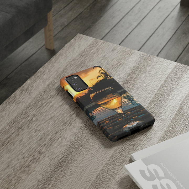 Samsung Galaxy Phone Case | Galaxy S23, S22, S21, S20 | Luxury Case Double Layered | Impact Resistant | Fashionable - Wine Glass 1 - Studio40ParkLane