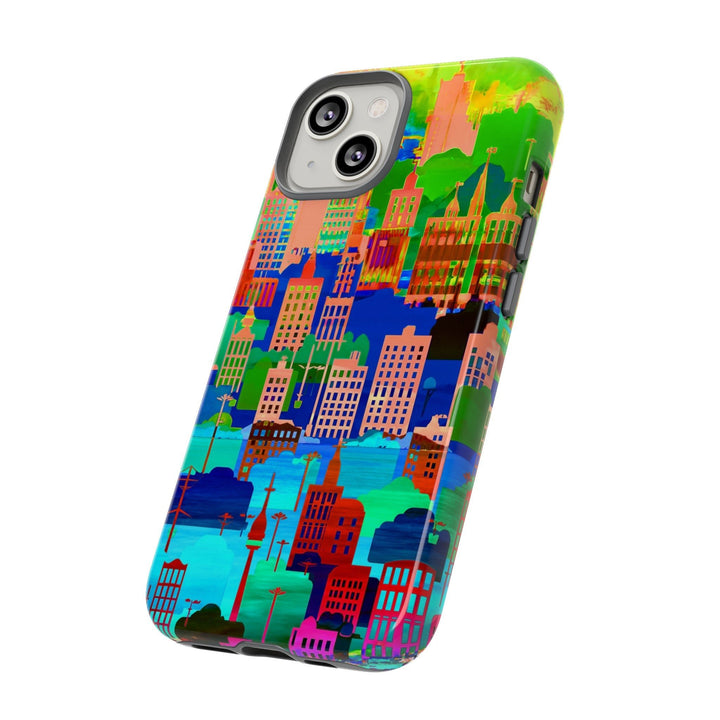 Cute Samsung Case | Cool Iphone Case | Summer City Skyline, Samsung S24, S23, S22, S21, IPhone 15 Case | Iphone 14 Case, Iphone 13 Case - Studio40ParkLane