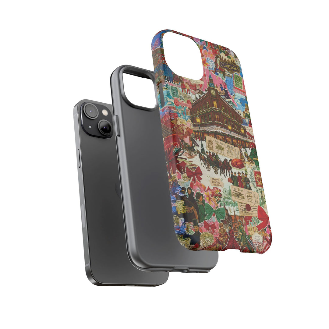 Aesthetic Tough London Coquette Collage Premium Phone Case - For iPhone 17 Pro Max iPhone 16 Pro iPhone 15 Iphone 14 Plus 13 Pro 12 11 10 XR - Studio40ParkLane