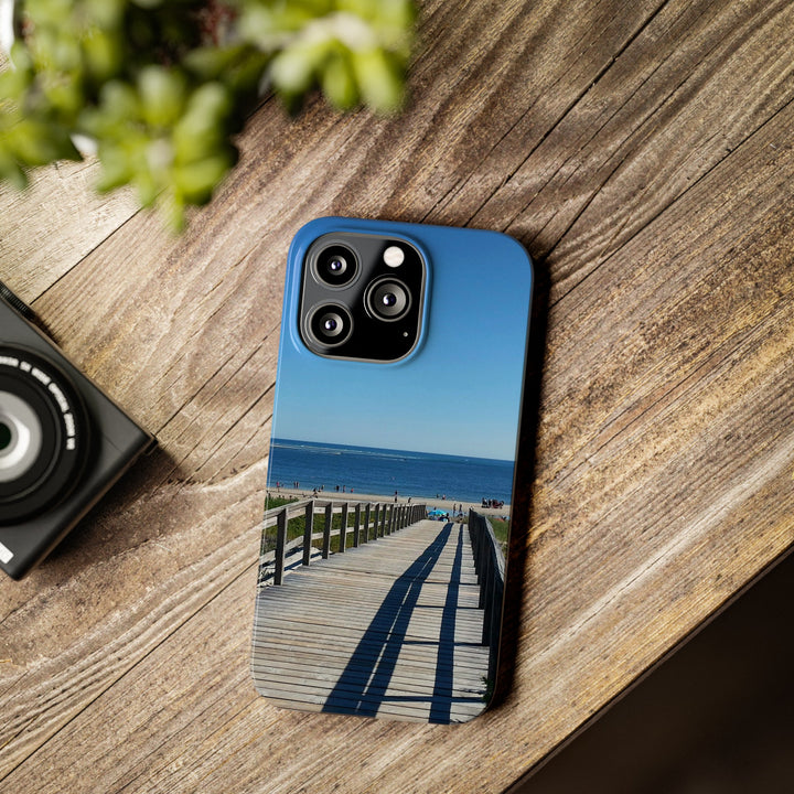 Slim Cute Phone Cases for Iphone - | iPhone 15 Case | iPhone 15 Pro Max Case, Iphone 14 Case, Iphone 14 Pro Max, Iphone 13, Summer Beach Walk - Studio40ParkLane