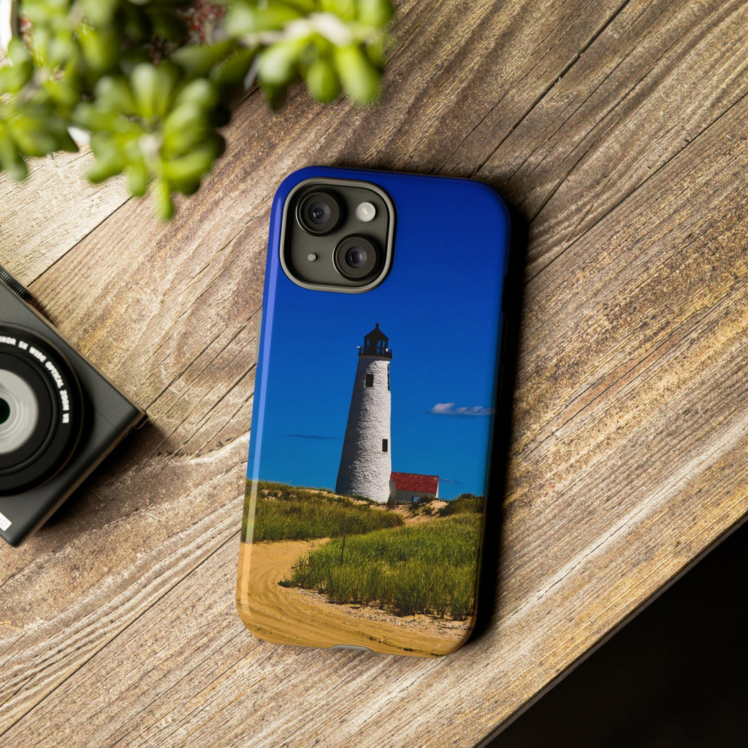 Cute IPhone Case | iPhone 15 Case | iPhone 15 Pro Max Case, Iphone 14 Case, Iphone 14 Pro Max Case IPhone Case for Art Lovers - Beach Lighthouse - Studio40ParkLane